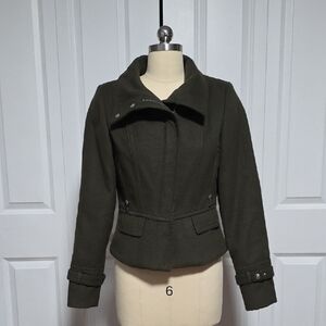 EXPRESS Fall Army Green Jacket sz S